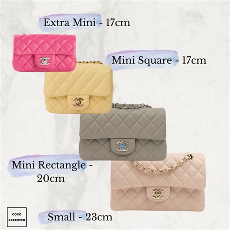 chanel 19s pearl mini flap bag|chanel bag size chart.